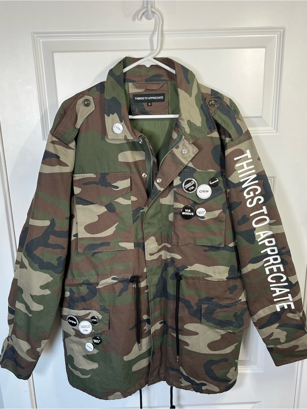 Things To Appreciate TTA Camo Military Utility Field Jacket M